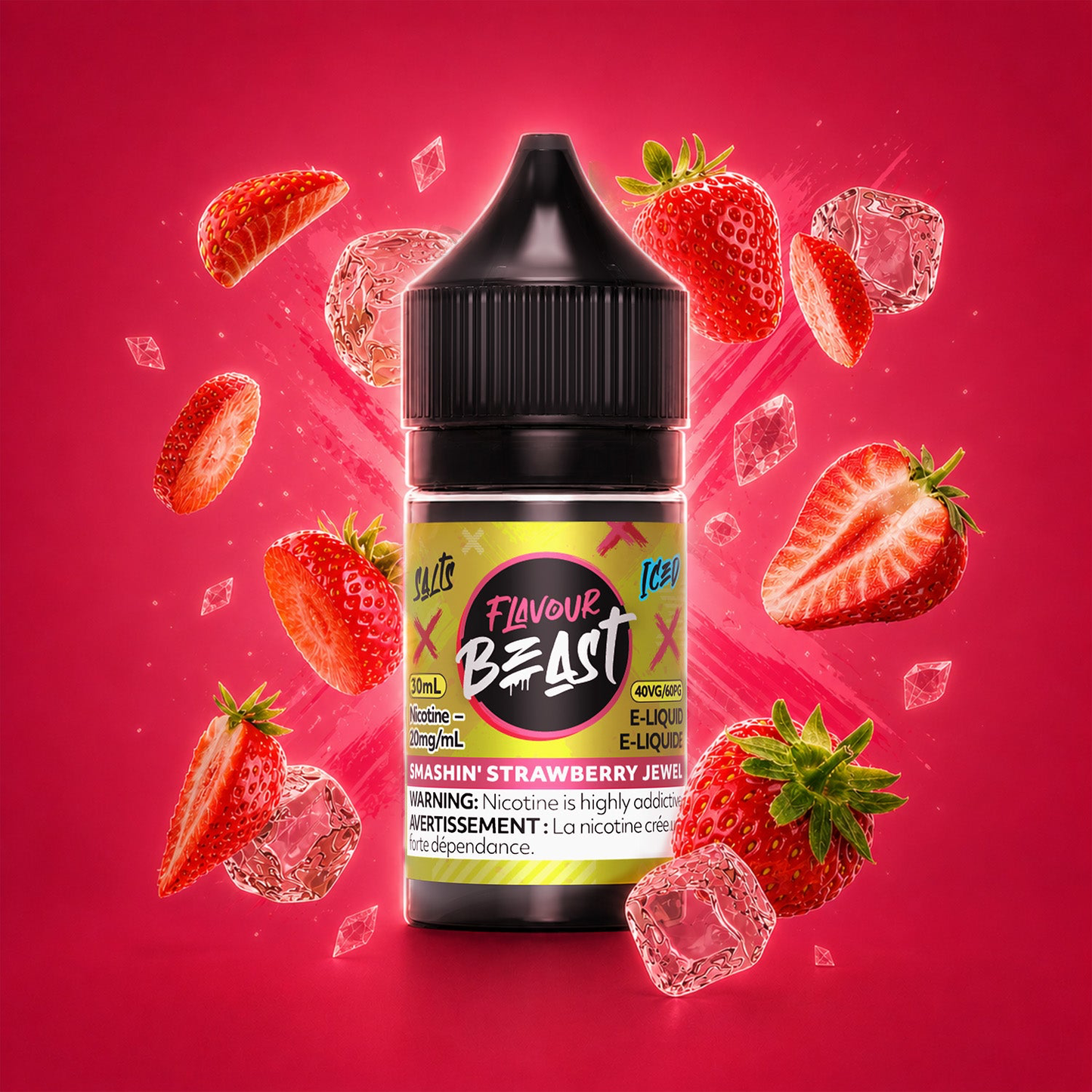 SMASHIN' STRAWBERRY JEWEL ICED FLAVOUR BEAST