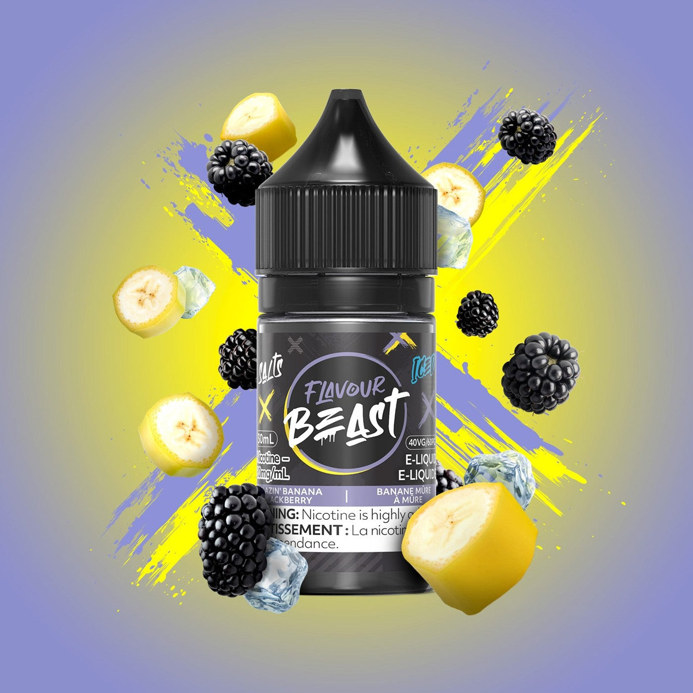 BLAZIN' BANANA BLACKBERRY ICED FLAVOUR BEAST