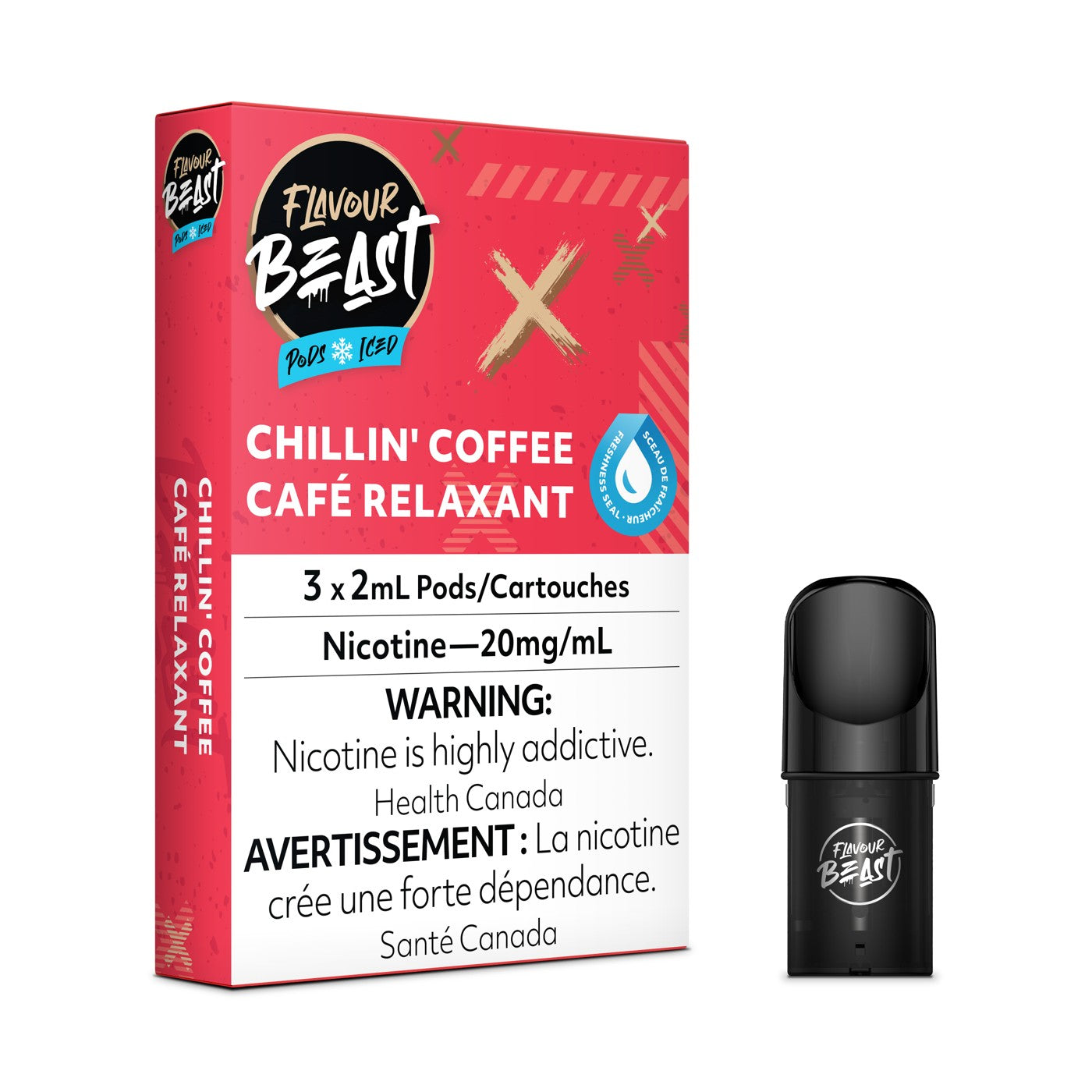 CHILLIN' COFFEE ICED FLAVOUR BEAST POD PACK
