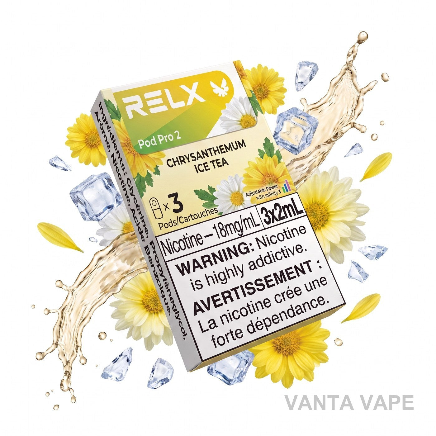 CHRYSANTHEMUM ICE TEA RELX PRO 2 POD PACK