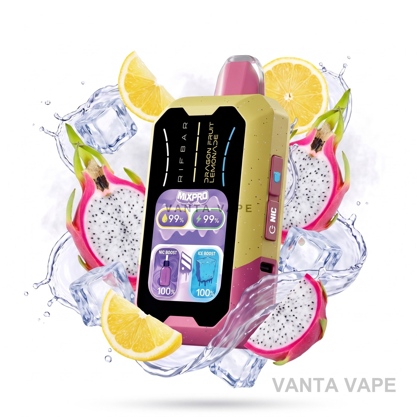 DRAGONFRUIT LEMONADE RIFBAR MIXPRO 40K