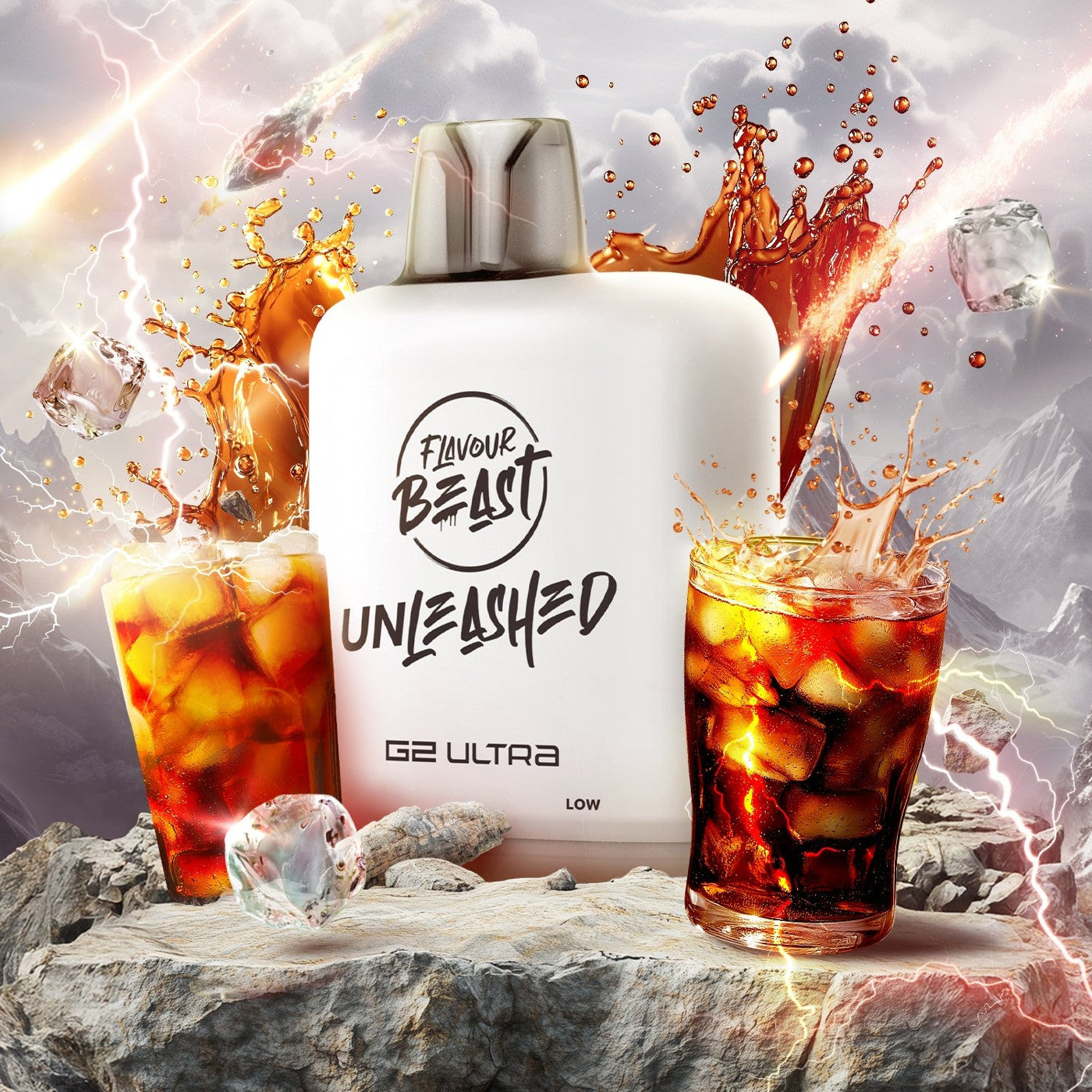 EPIC RED LIGHTNING ICED LEVEL X UNLEASHED G2 ULTRA 50K POD