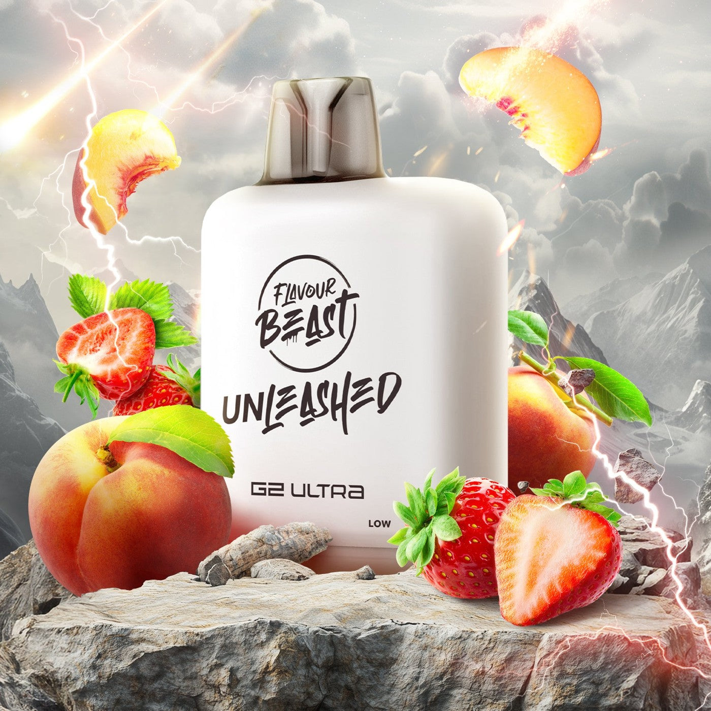 EPIC STRAWBERRY PEACH LEVEL X UNLEASHED G2 ULTRA 50K POD