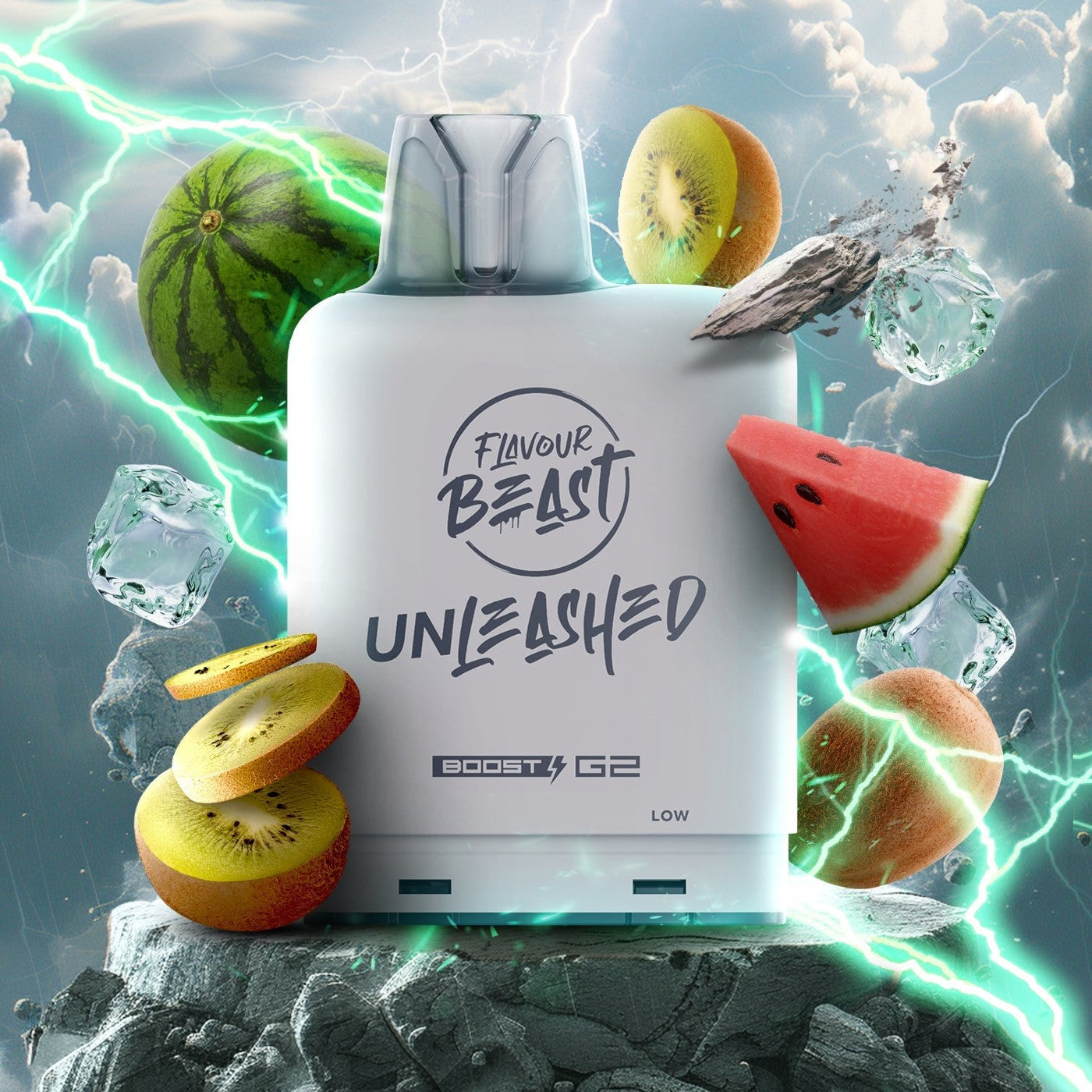 EPIC WATERMELON KIWI LEVEL X UNLEASHED BOOST G2 32K POD