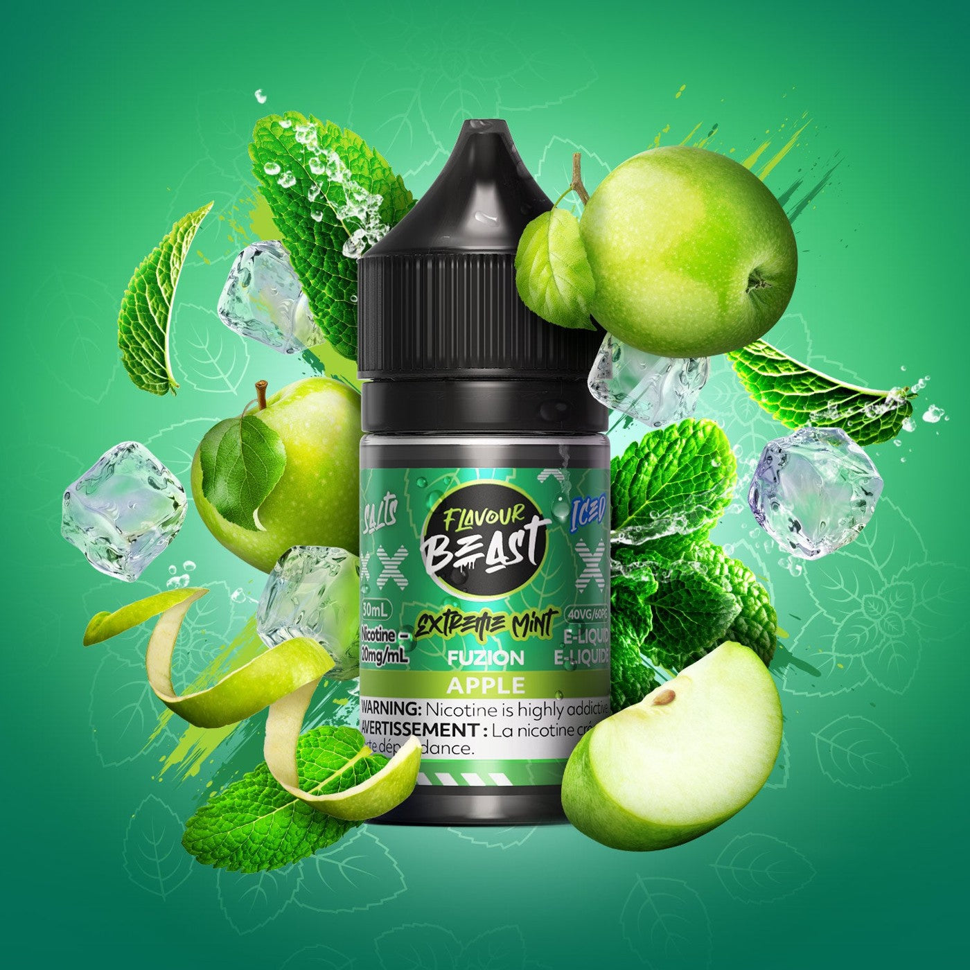 EXTREME MINT FUZION APPLE ICED FLAVOUR BEAST