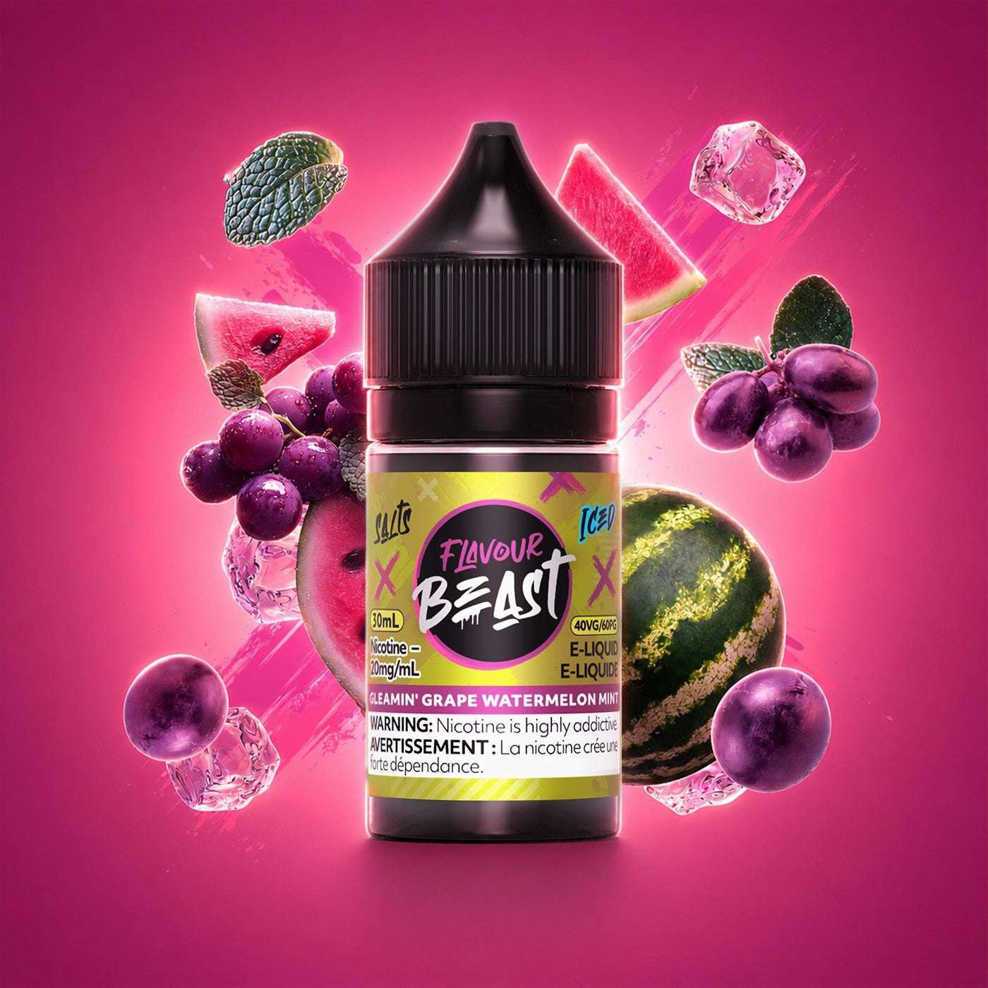 GLEAMIN' GRAPE WATERMELON MINT ICED FLAVOUR BEAST