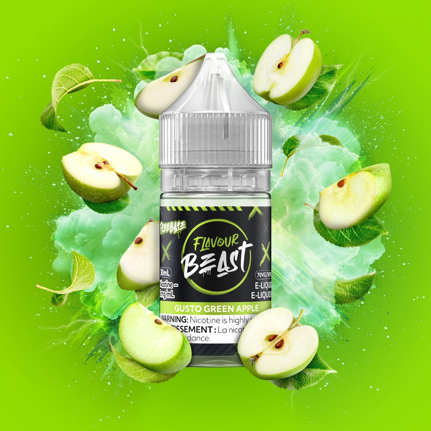 GUSTO GREEN APPLE FLAVOUR BEAST