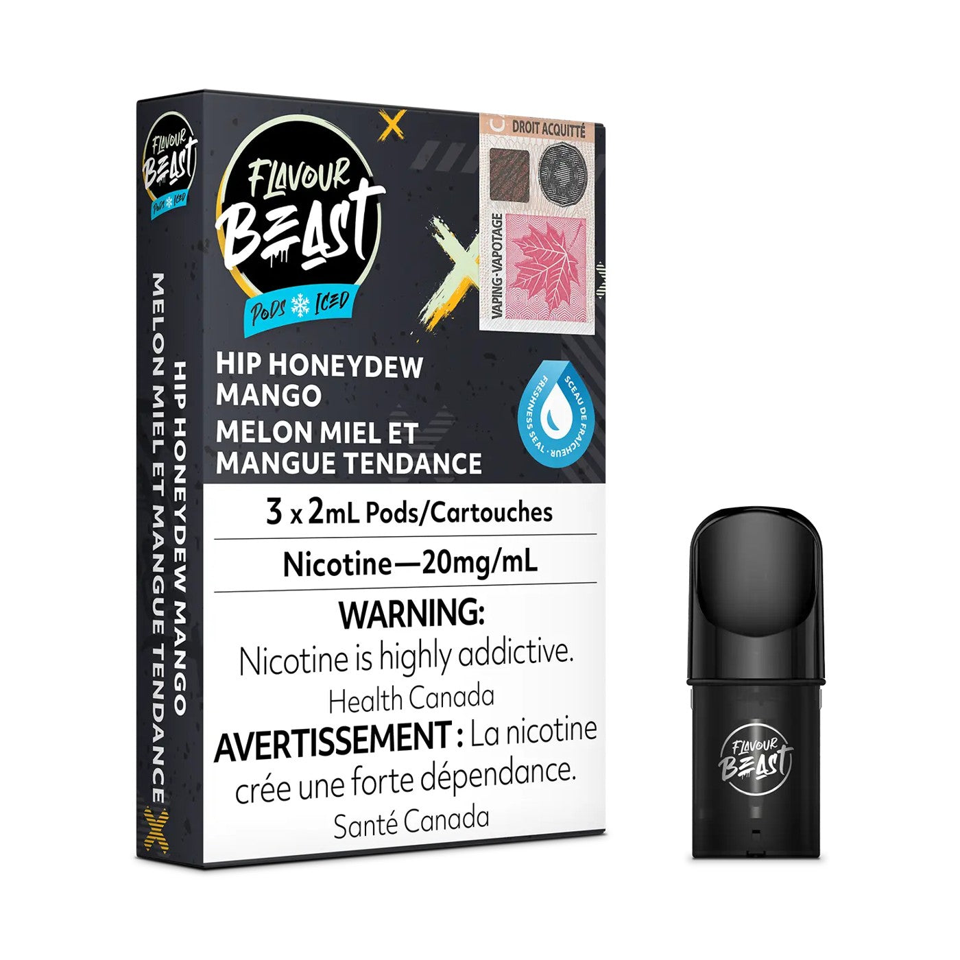 HIP HONEYDEW MANGO ICED FLAVOUR BEAST POD PACK