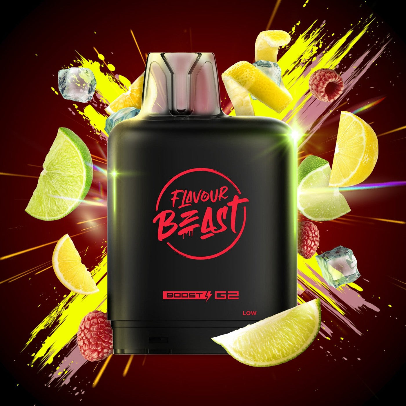 MTN CITRUS RASPBERRY (ICED) LEVEL X BOOST G2 32K POD