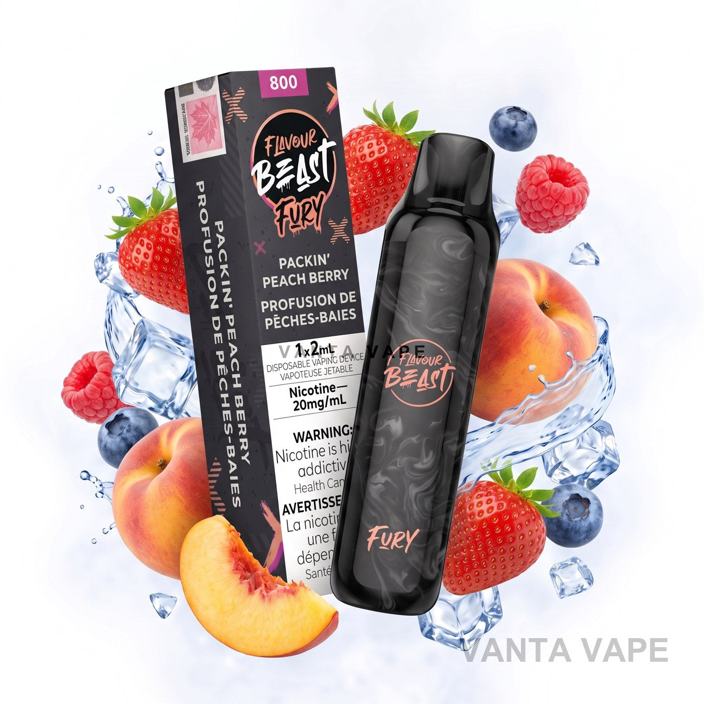 PACKIN' PEACH BERRY FLAVOUR BEAST FURY