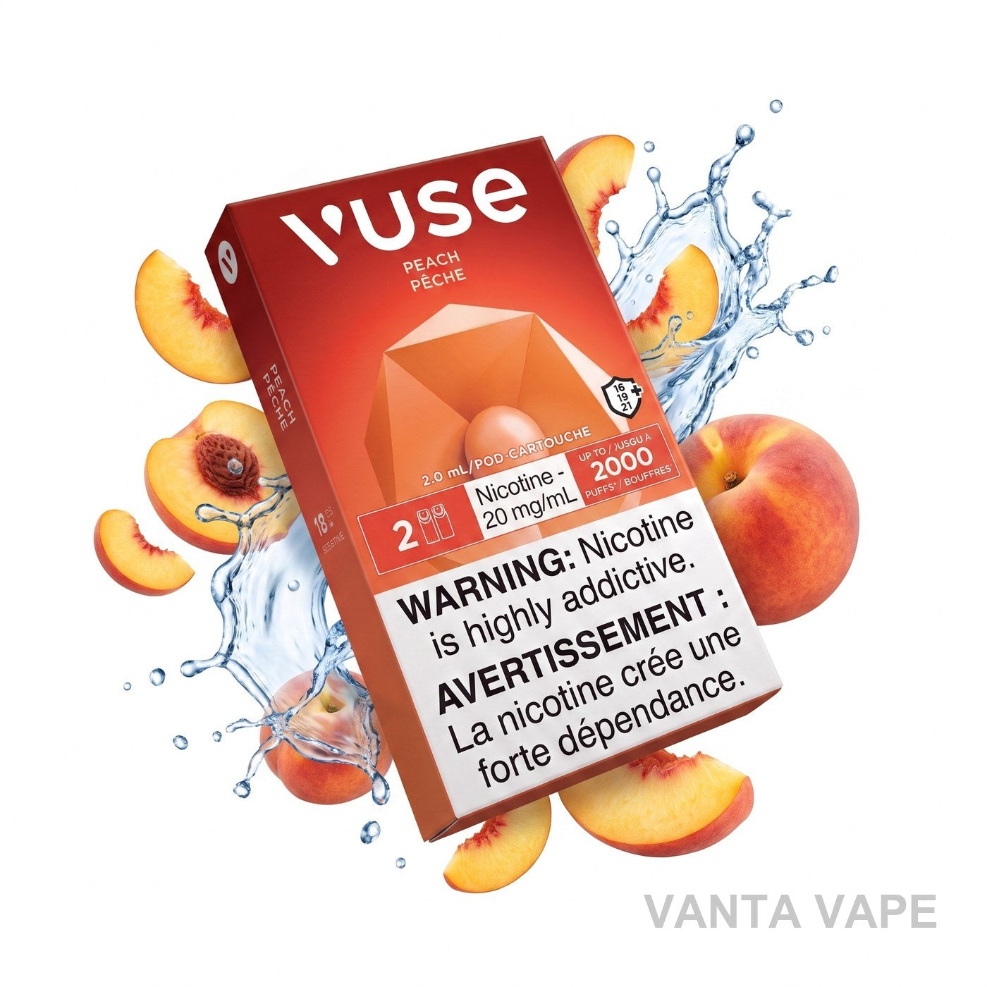 PEACH VUSE POD PACK
