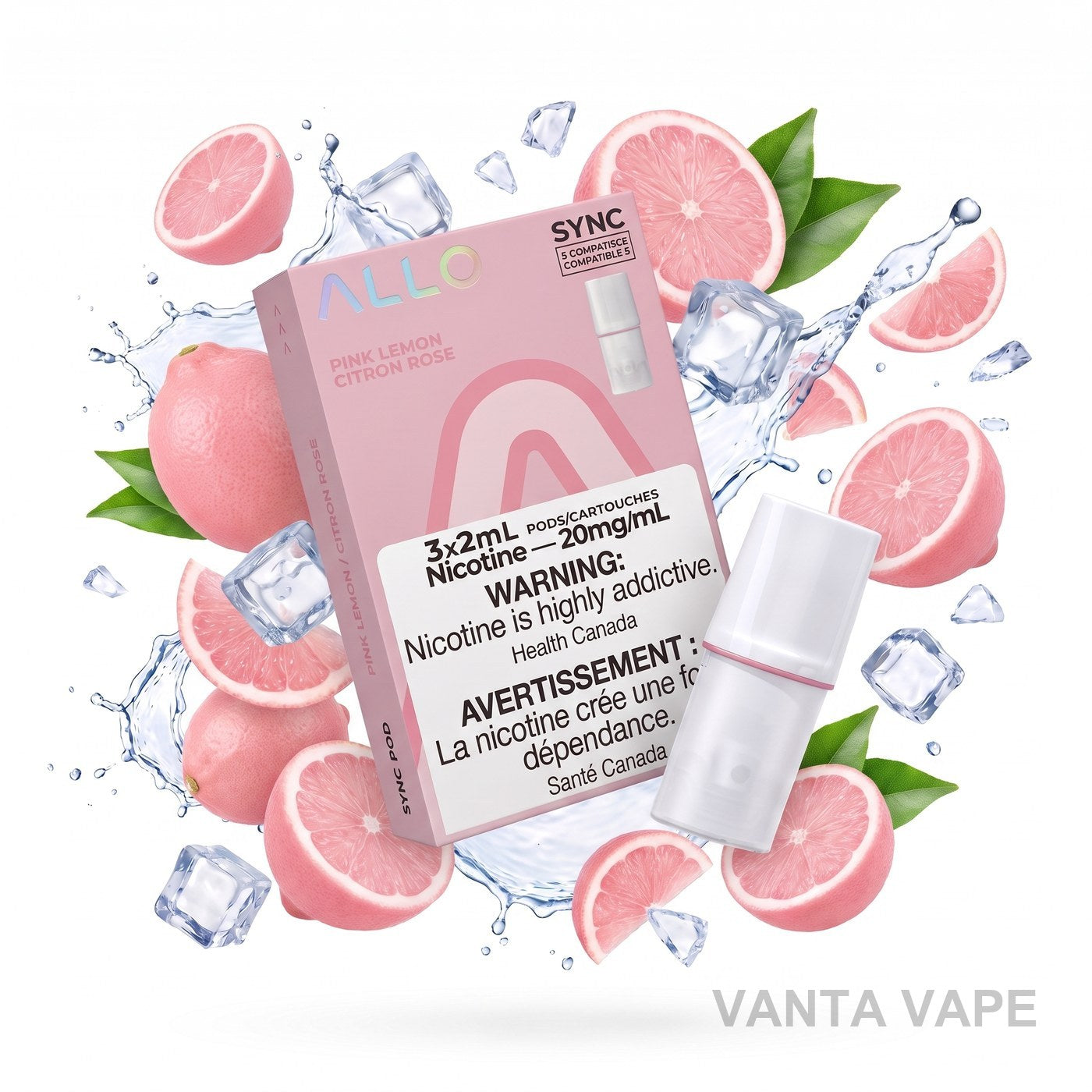 PINK LEMON ALLO SYNC POD PACK