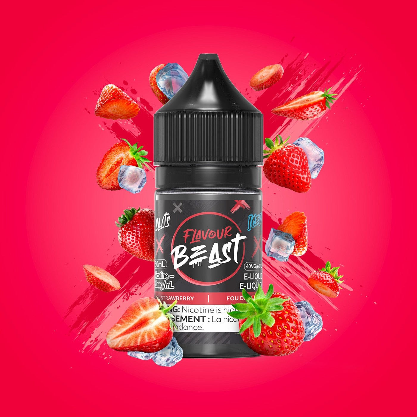 SIC STRAWBERRY ICED FLAVOUR BEAST