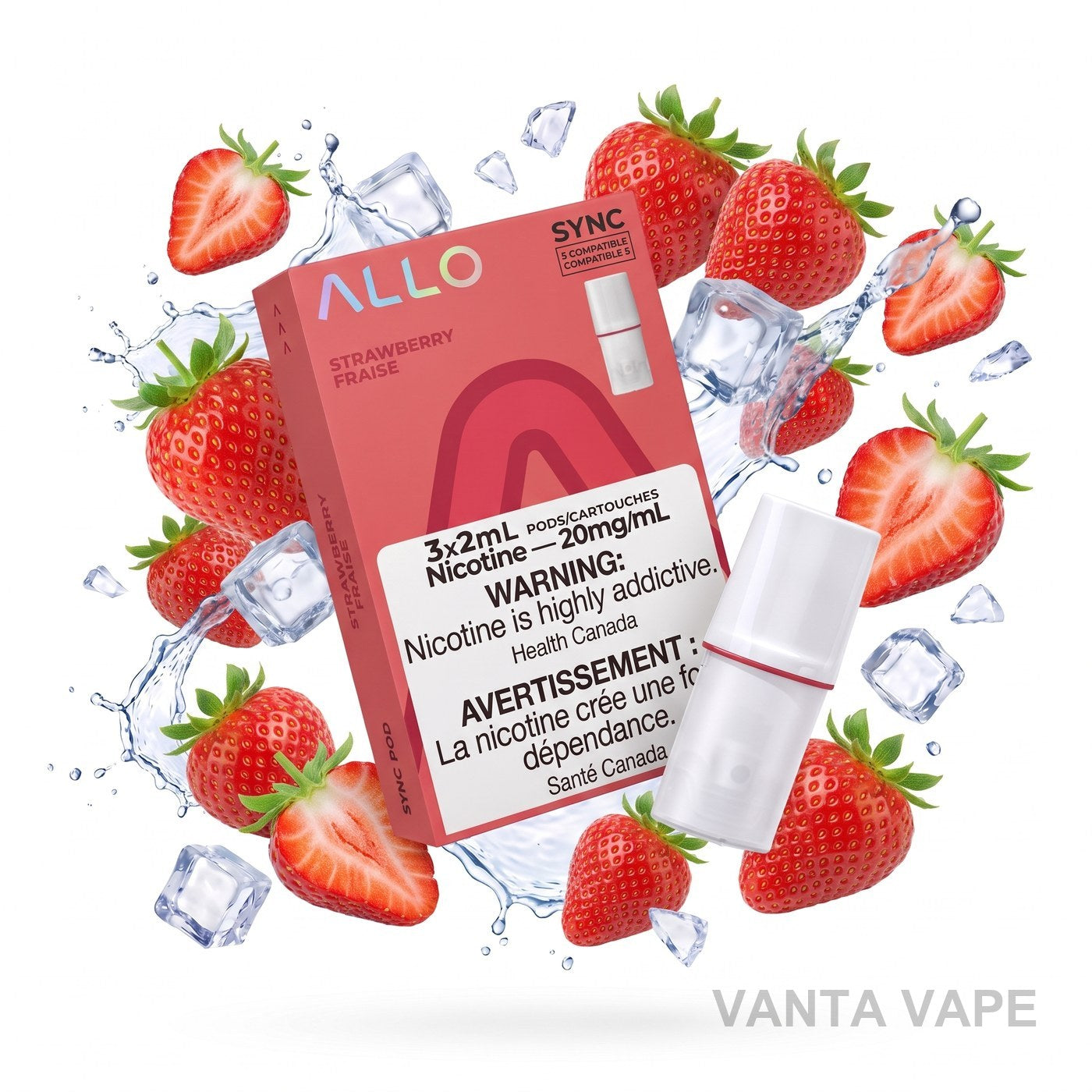 STRAWBERRY ALLO SYNC POD PACK