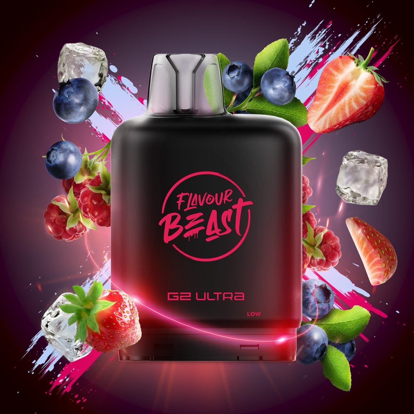 STRAWBERRY RASPBERRY BLUEBERRY (ICED) LEVEL X G2 ULTRA 50K POD