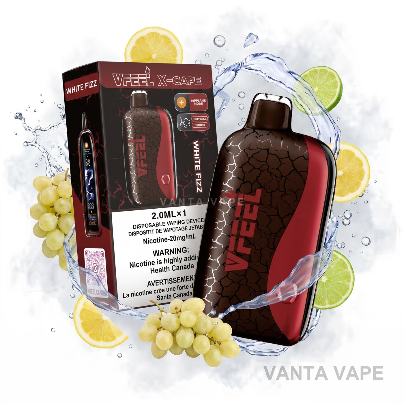 WHITE FIZZ VFEEL X-CAPE