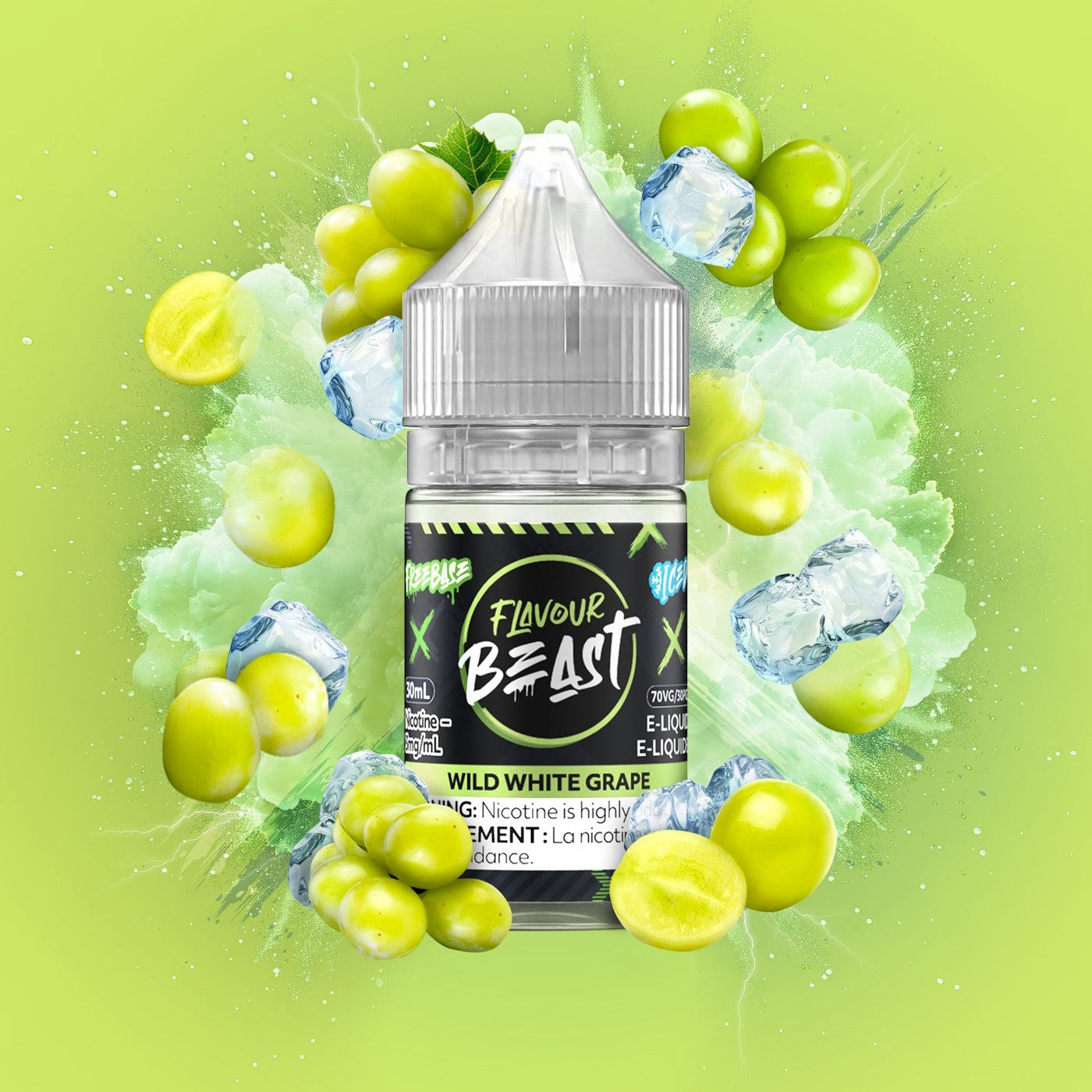 WILD WHITE GRAPE ICED FLAVOUR BEAST