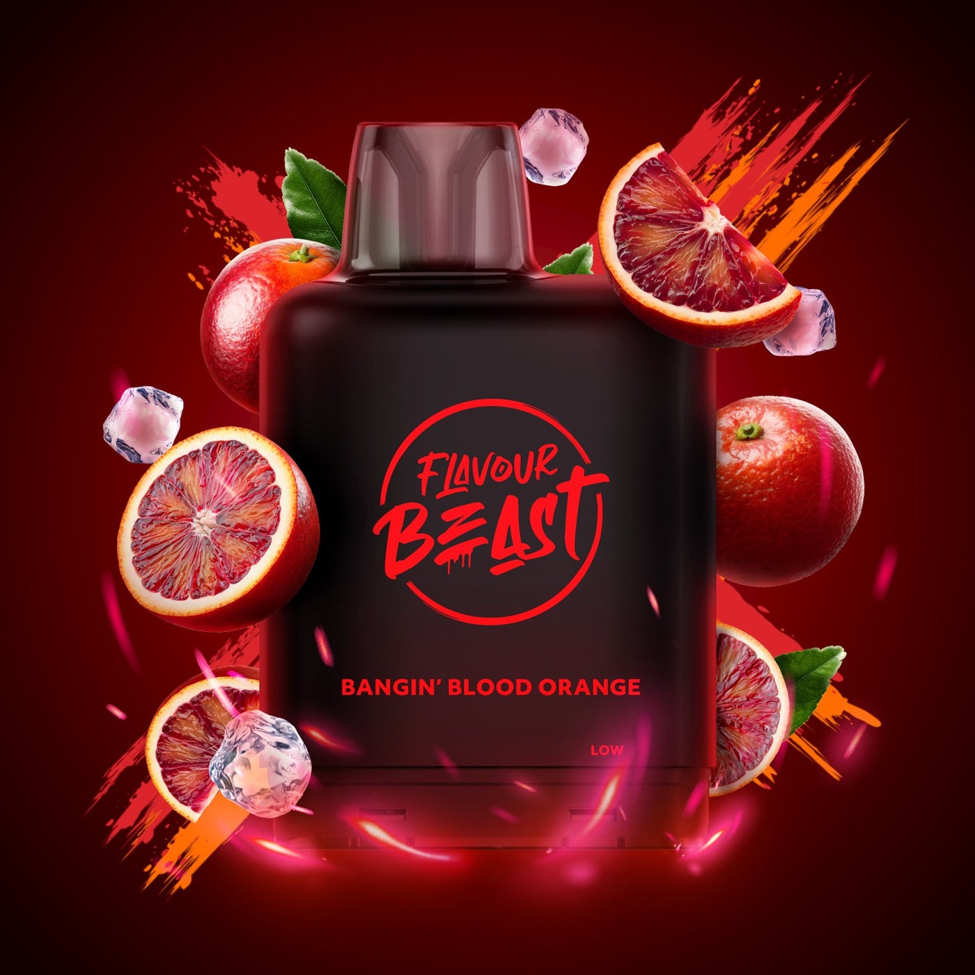 BANGIN' BLOOD ORANGE ICED LEVEL X BOOST G2 32K POD