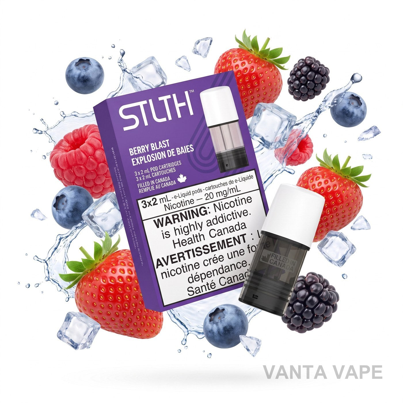 BERRY BLAST STLTH POD PACK