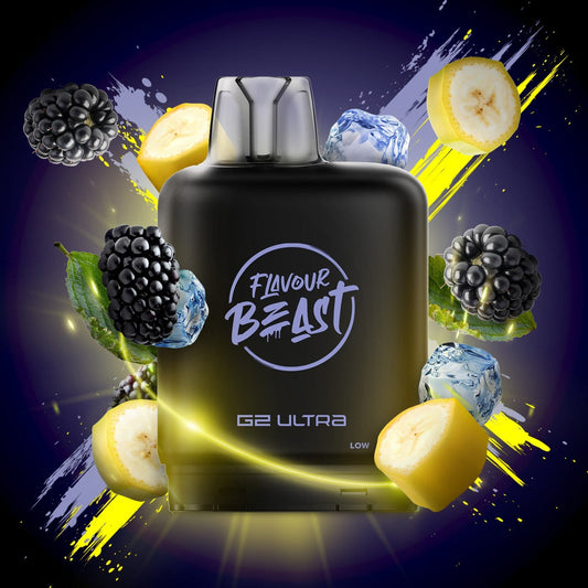 BLAZIN’ BANANA BLACKBERRY ICED LEVEL X G2 ULTRA 50K POD