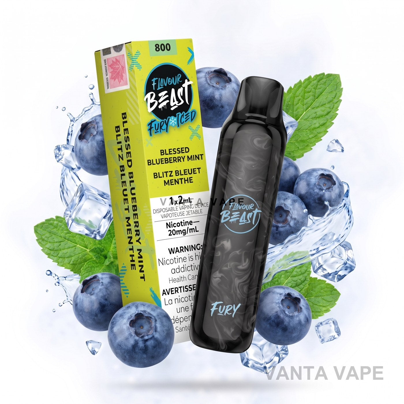 BLESSED BLUEBERRY MINT FLAVOUR BEAST FURY
