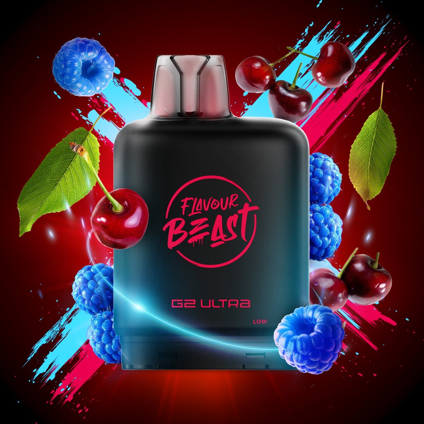 BLUE RASPBERRY CHERRY LEVEL X G2 ULTRA 50K POD