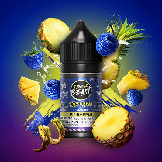 BLUE RAZZ FUZION PINEAPPLE FLAVOUR BEAST