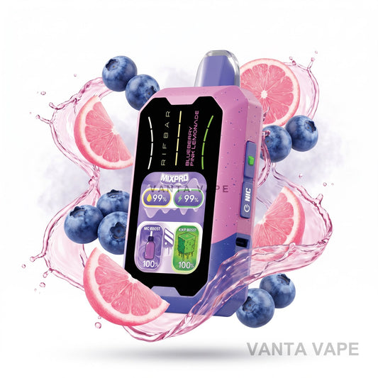 BLUEBERRY PINK LEMONADE RIFBAR MIXPRO 40K