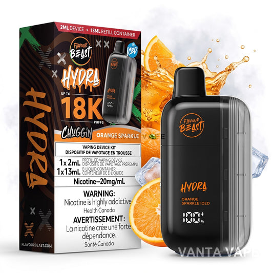 CHUGGIN' ORANGE SPARKLE FLAVOUR BEAST HYDRA