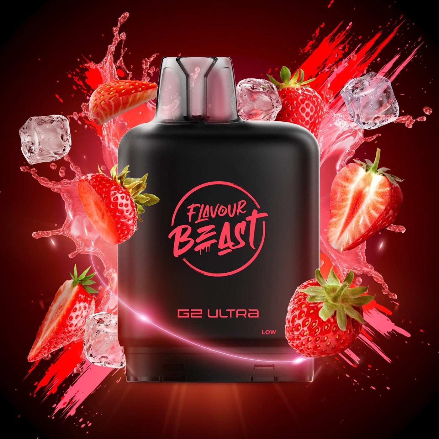 CHUGGIN' STRAWBERRY CLASSIC (ICED) LEVEL X G2 ULTRA 50K POD