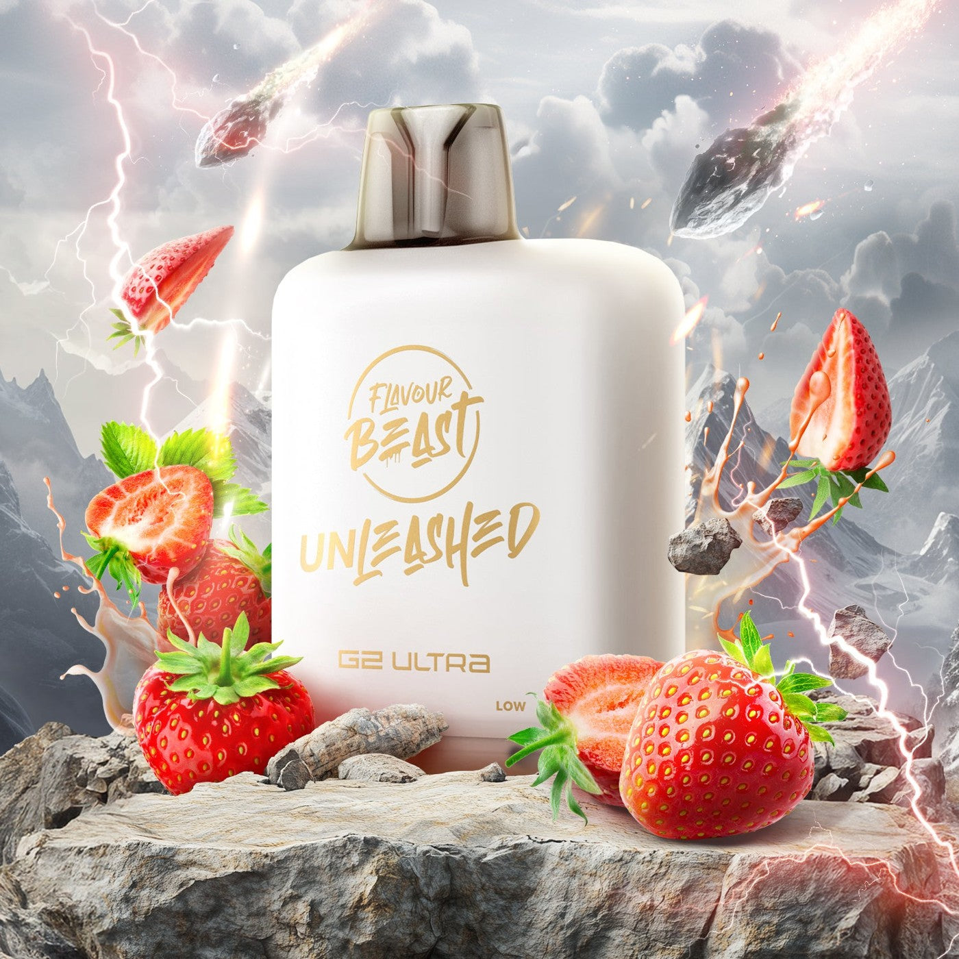CRAVIN' STRAWBERRY SWIRL LEVEL X UNLEASHED G2 ULTRA 50K POD
