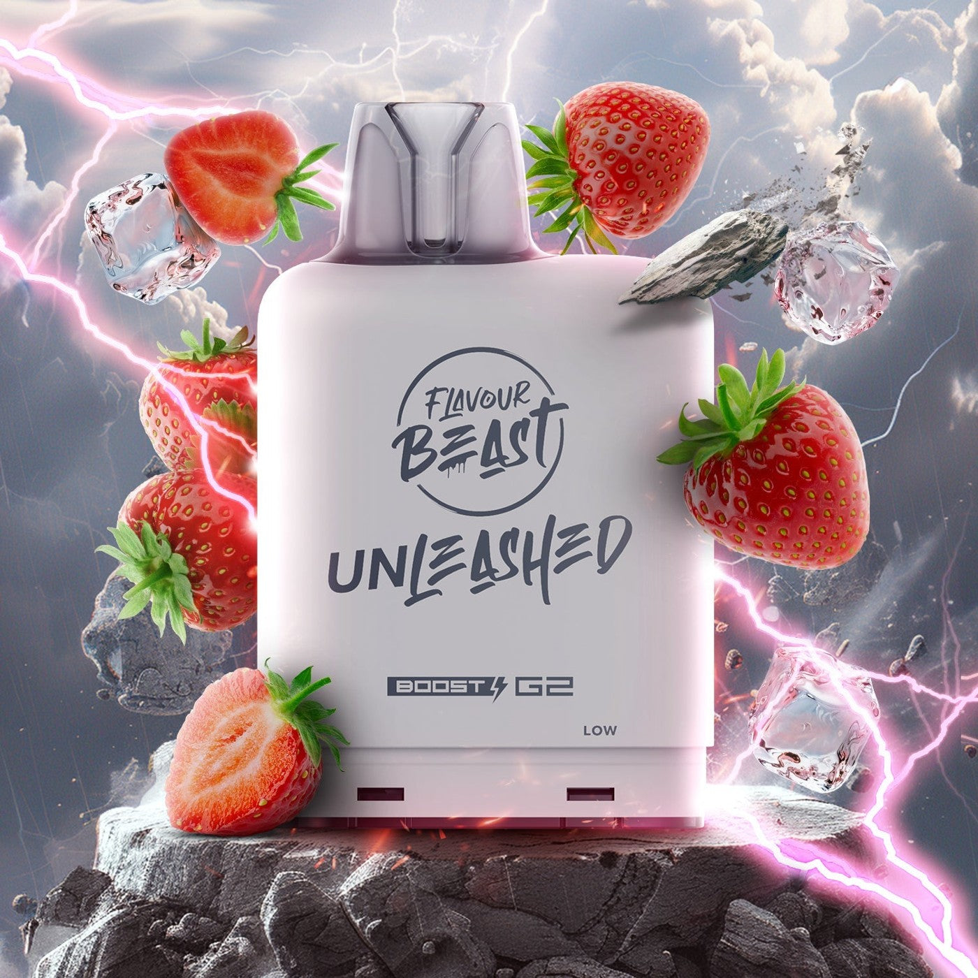 EPIC STRAWBERRY LEVEL X UNLEASHED BOOST G2 32K POD