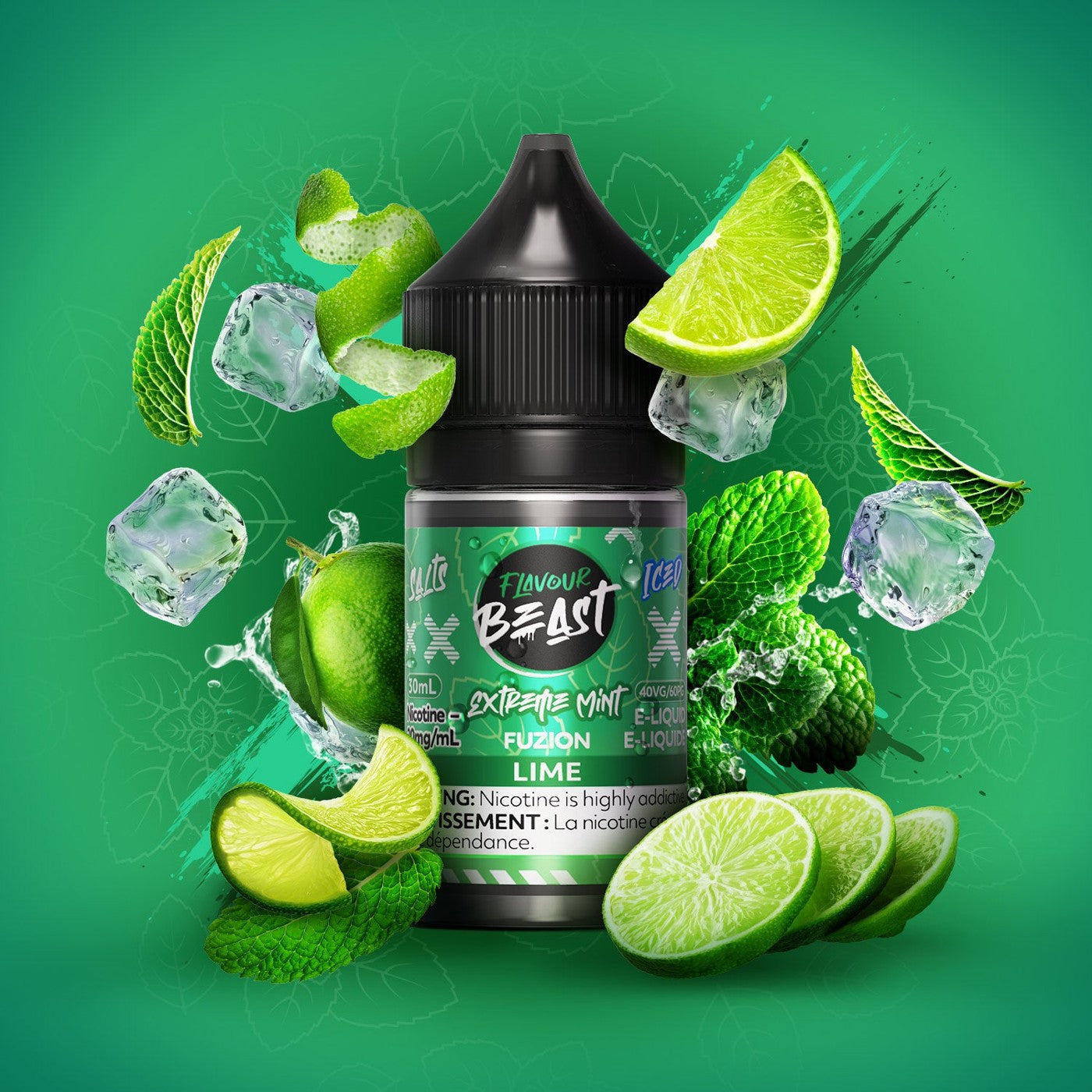 EXTREME MINT FUZION LIME ICED FLAVOUR BEAST