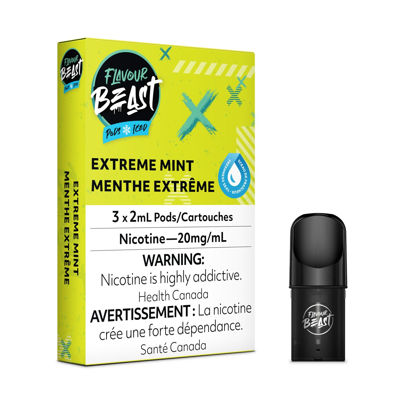 EXTREME MINT ICED FLAVOUR BEAST POD PACK