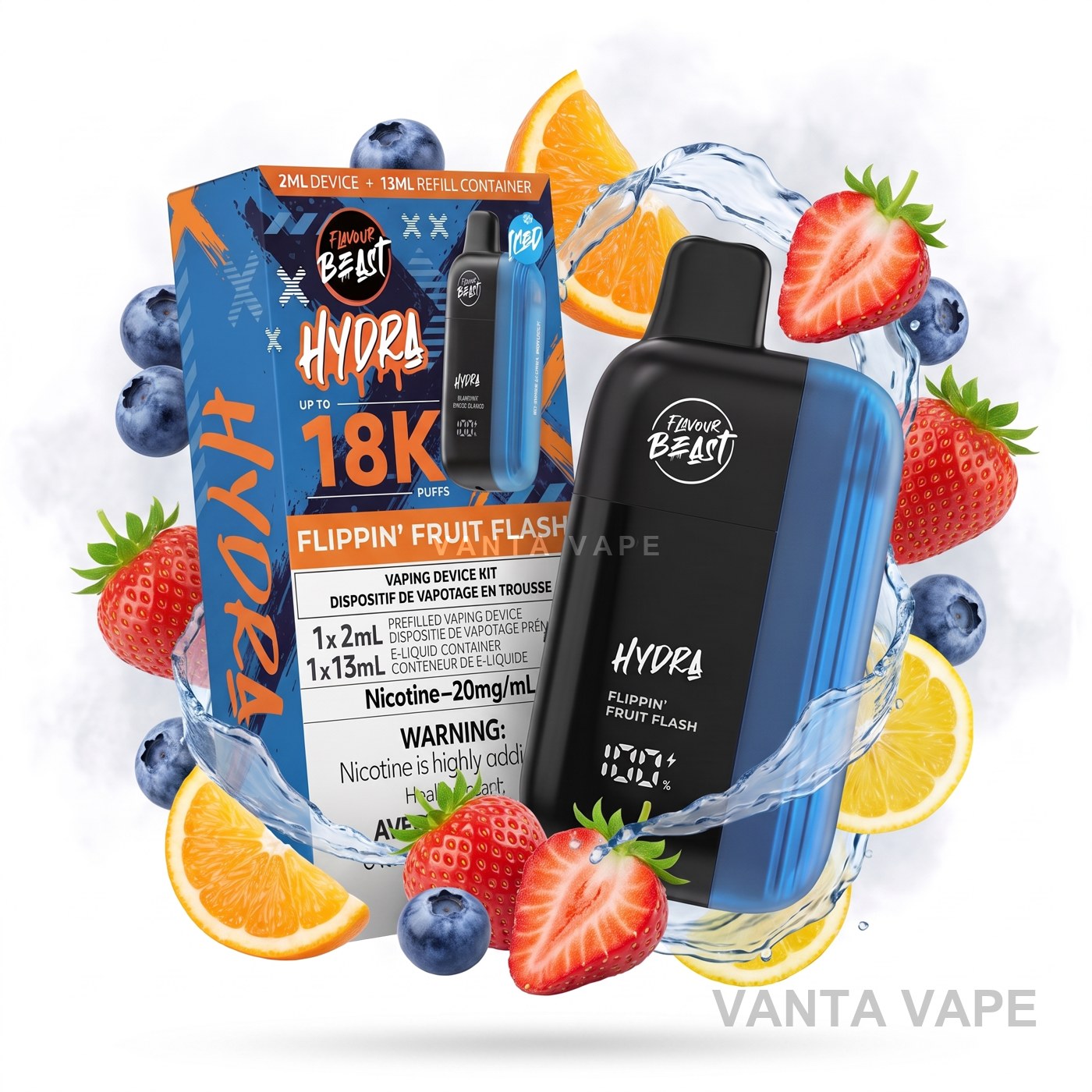 FLIPPIN' FRUIT FLASH FLAVOUR BEAST HYDRA