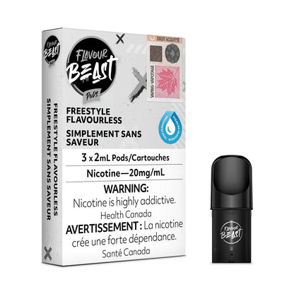 FREESTYLE FLAVOURLESS FLAVOUR BEAST POD PACK