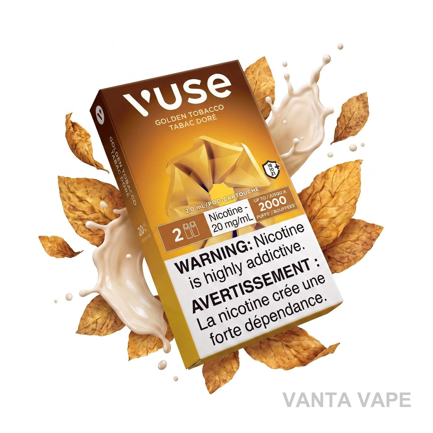 GOLDEN TOBACCO VUSE POD PACK