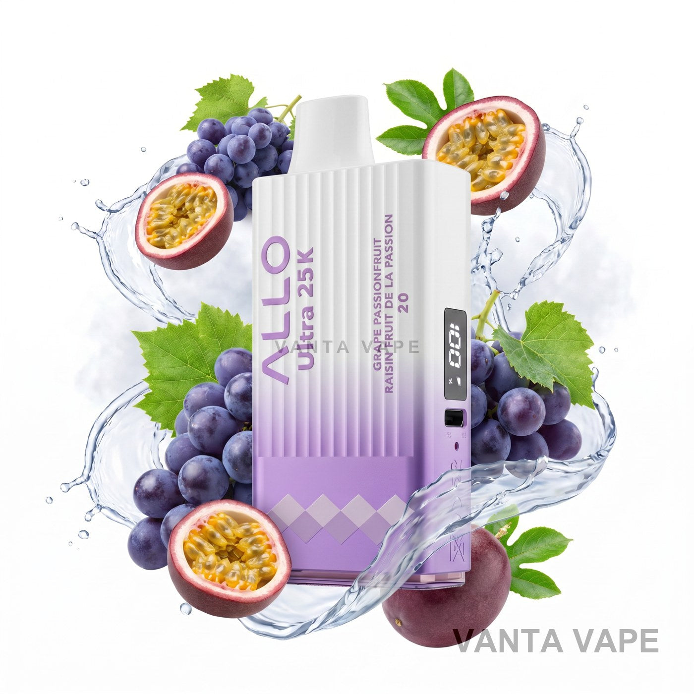 GRAPE PASSION FRUIT ALLO ULTRA 25K