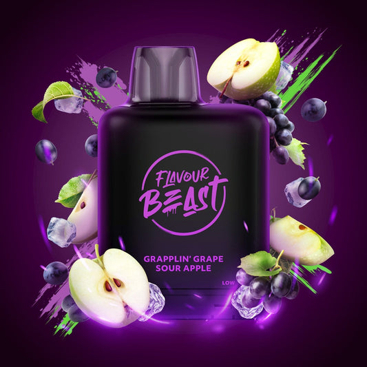 GRAPPLIN' GRAPE SOUR APPLE ICED LEVEL X BOOST G2 32K POD