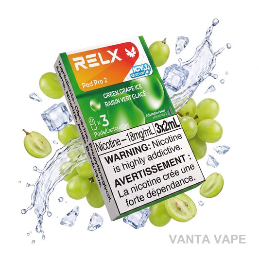 GREEN GRAPE ICE RELX PRO 2 POD PACK