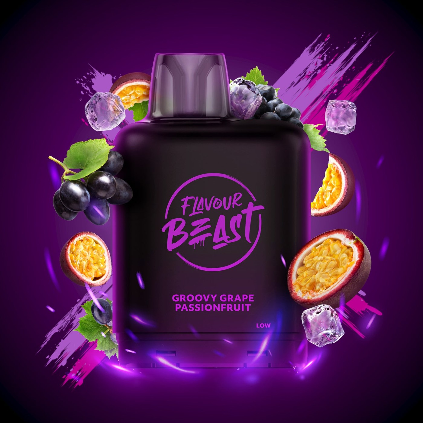 GROOVY GRAPE PASSIONFRUIT ICED LEVEL X BOOST G2 32K POD