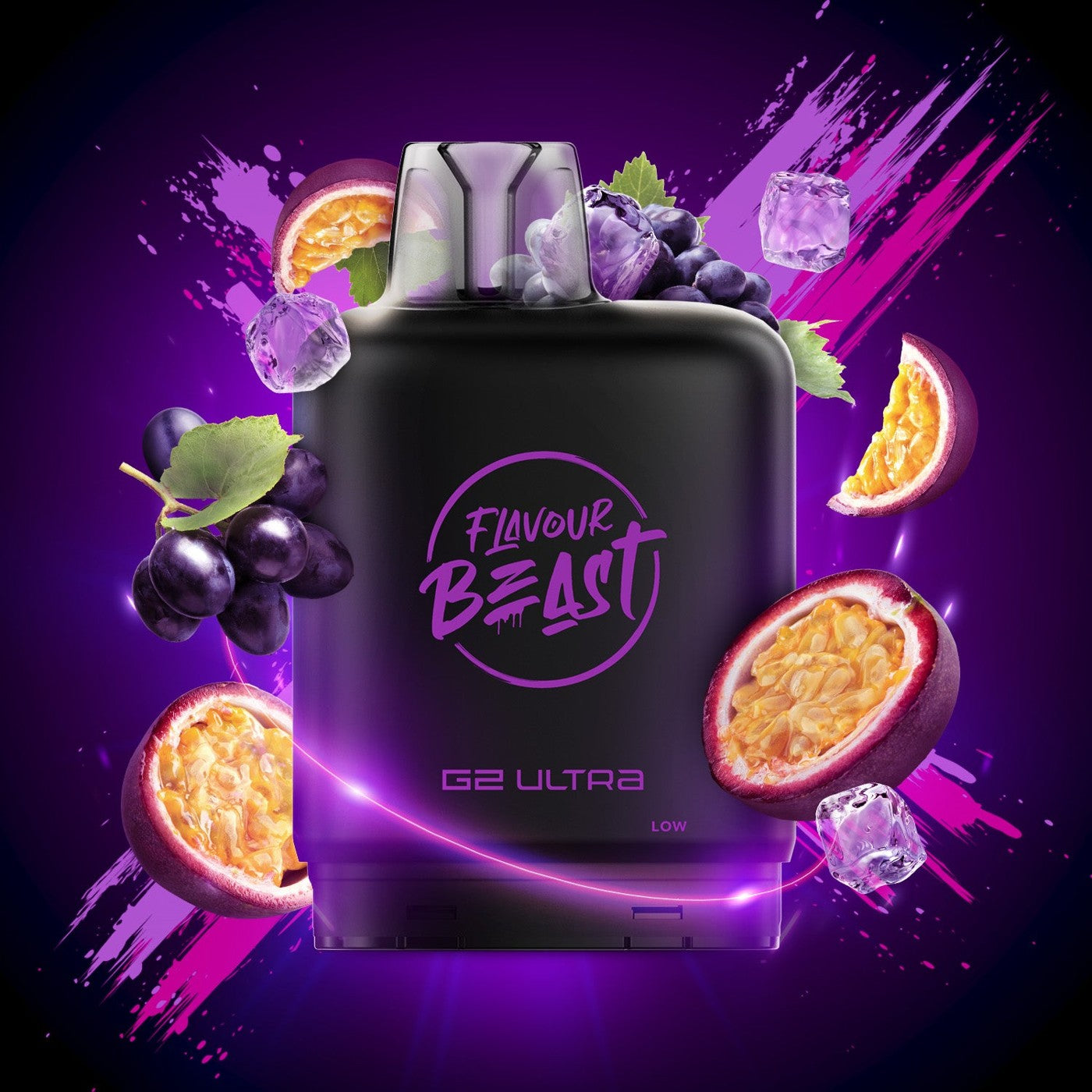 GROOVY GRAPE PASSIONFRUIT LEVEL X G2 ULTRA 50K POD