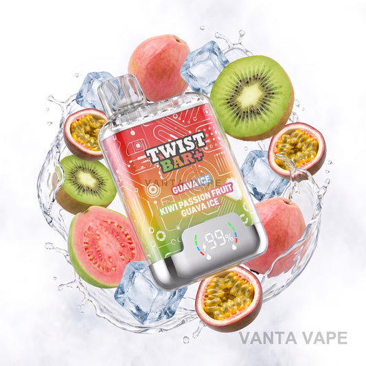 GUAVA ICE + KIWI PASSIONFRUIT GUAVA ICE TWIST BAR+
