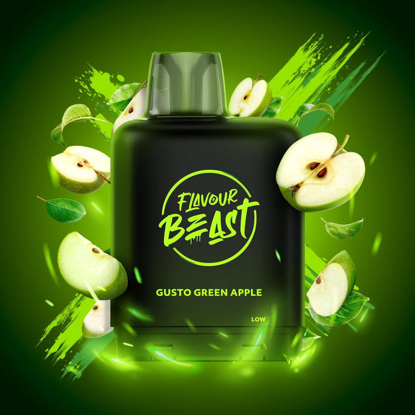 GUSTO GREEN APPLE LEVEL X BOOST G2 32K POD