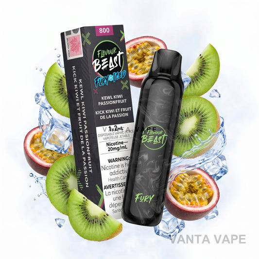 KEWL KIWI PASSIONFRUIT FLAVOUR BEAST FURY
