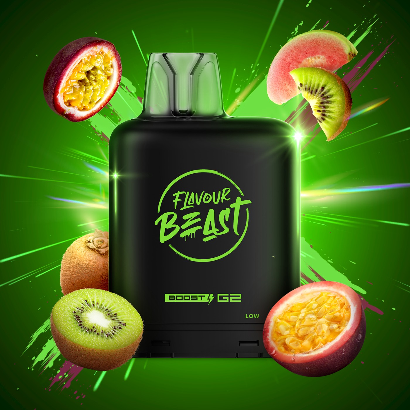 KEWL KIWI PASSIONFRUIT LEVEL X BOOST G2 32K POD