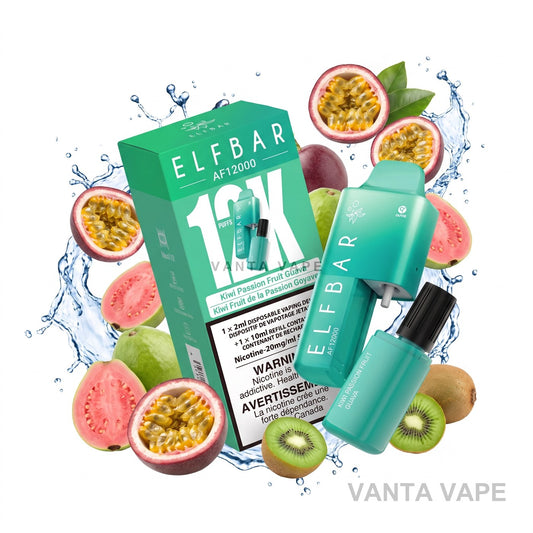 KIWI PASSION FRUIT GUAVA ELF BAR AF12000