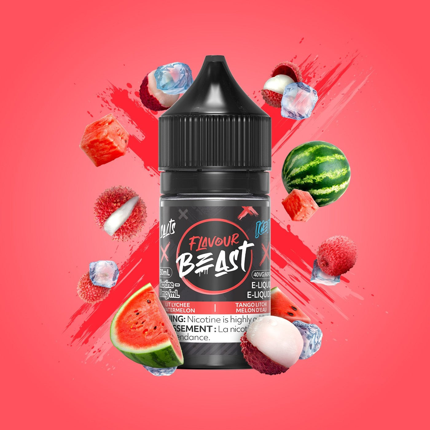 LIT LYCHEE WATERMELON ICED FLAVOUR BEAST
