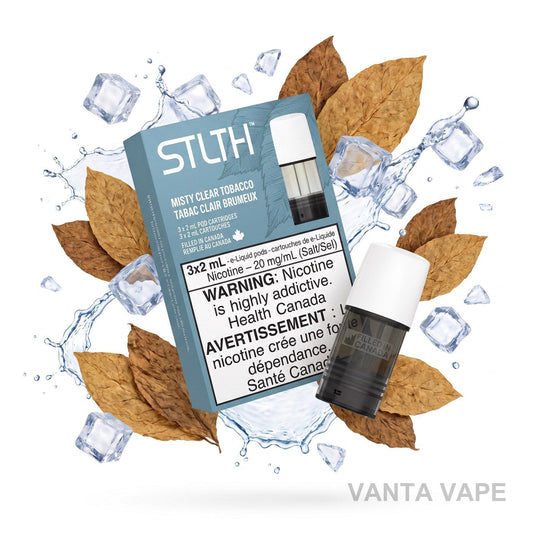 MISTY CLEAR TOBACCO STLTH POD PACK
