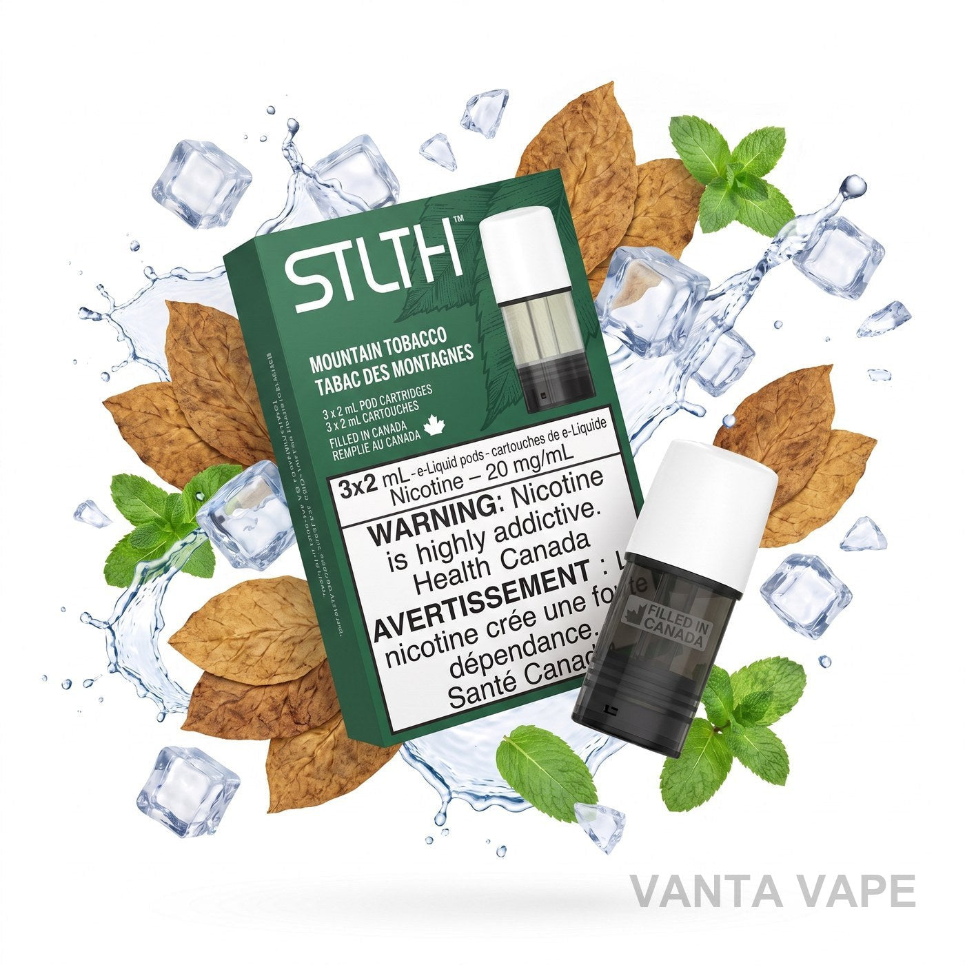 MOUNTAIN TOBACCO STLTH POD PACK